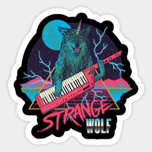 Strange Wolf Sticker